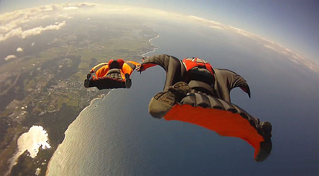 Wing Suits are perhaps the height of extreme air sports available in South Africa